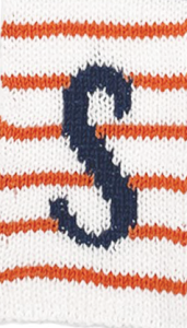 WHITE/ APRICOT/ OXFORD BLUE
