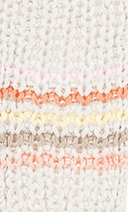ALMOND BUTTER/ CAPRICE PINK STRIPE